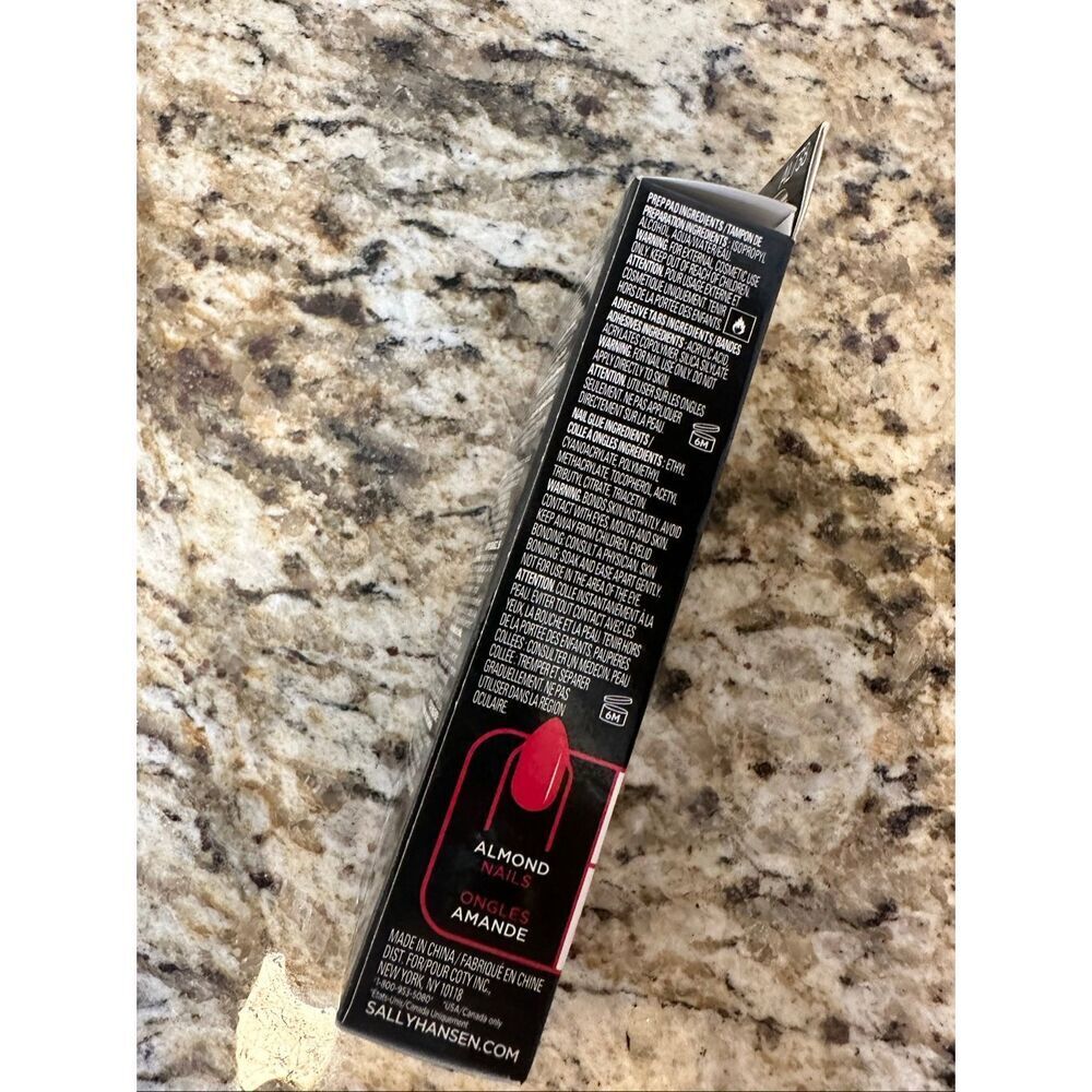 Sally Hansen Salon Effects Perfect Manicure 24 Press on Nails With Glue Almond P - Picture 2 of 2